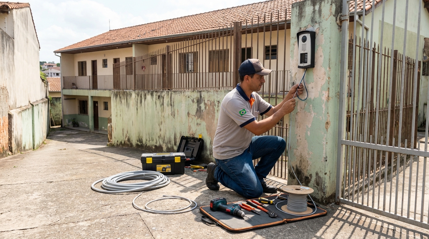 Instalação de Porteiro Eletrônico em São José dos Pinhais‑PR