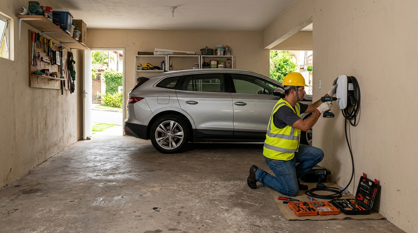 Instalação em Garagem ou Condomínio em São José dos Pinhais‑PR