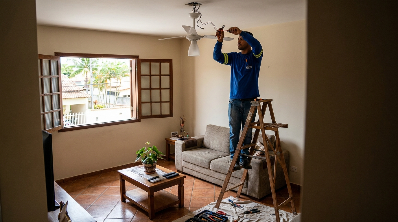 Reforço de Suporte no Teto em São José dos Pinhais‑PR